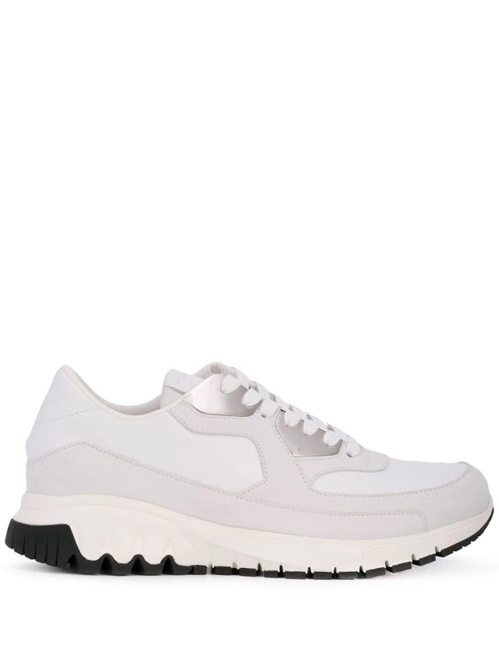 Neil Barrett Ridged Sole Sneakers - White