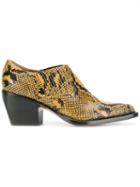 Chloé Snake Printed Boots - Yellow