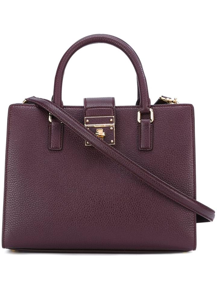 Dolce & Gabbana 'rosalia' Tote, Women's, Pink/purple