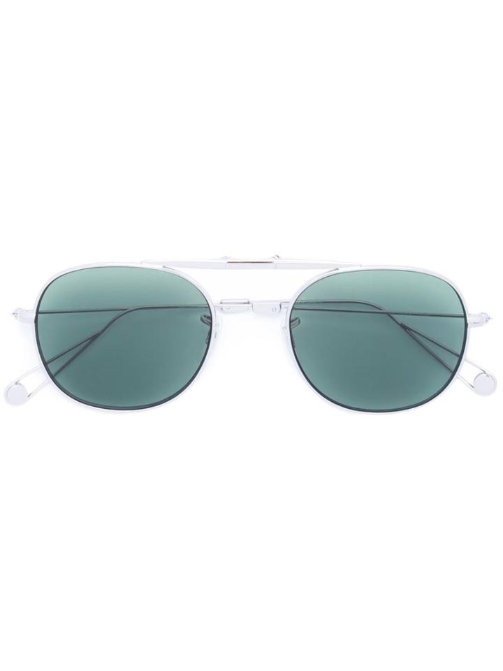 Garrett Leight 'van Buren' Sunglasses, Adult Unisex, Grey, Steel