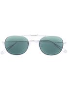 Garrett Leight 'van Buren' Sunglasses, Adult Unisex, Grey, Steel