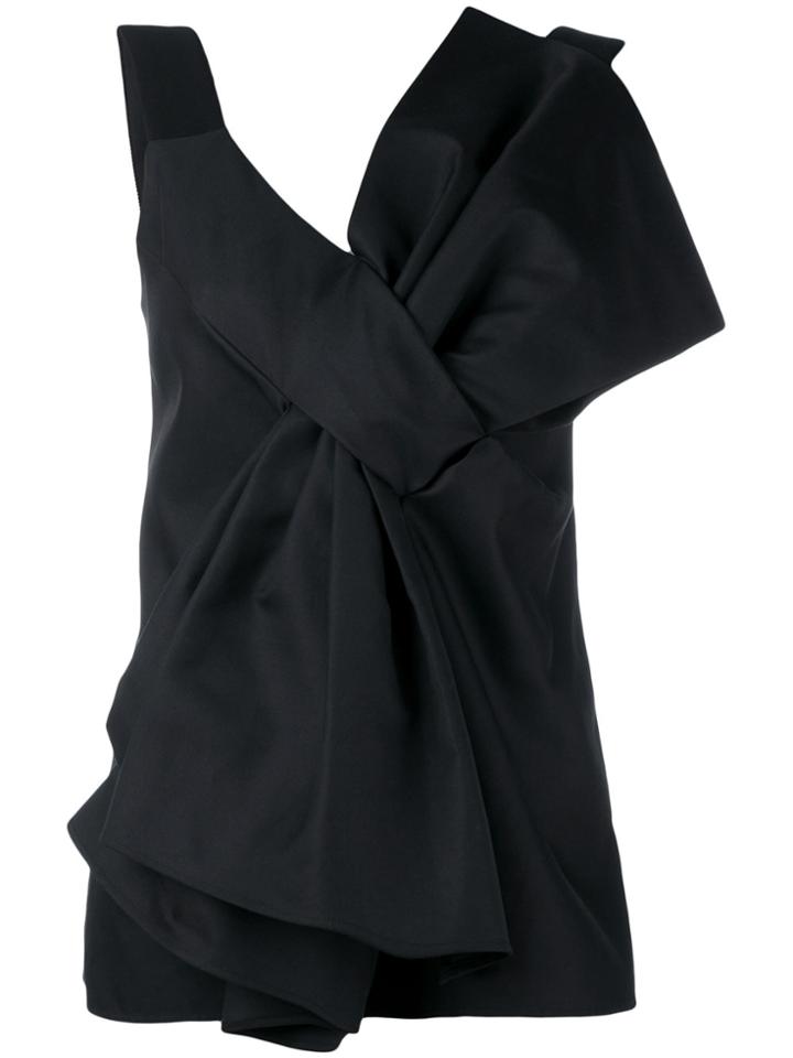 Victoria Beckham Knot Sleeveless Top - Black
