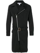 Comme Des Garçons Shirt Zipped Fitted Coat - Black