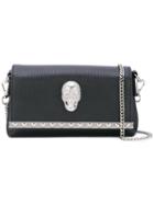 Swarovski Crystal Skull Shoulder Bag - Women - Leather/swarovski Crystal - One Size, Black, Leather/swarovski Crystal, Philipp Plein