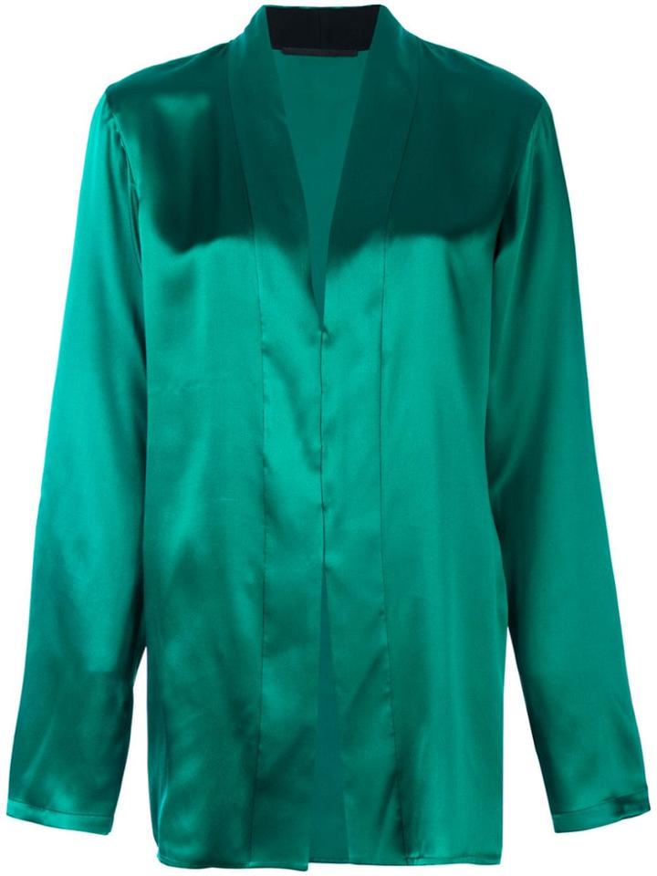 Haider Ackermann Deep V-neck Shirt - Green