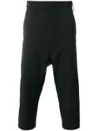 Odeur Dropped Crotch Trousers - Black