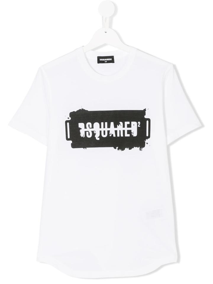Dsquared2 Kids Printed T-shirt - White