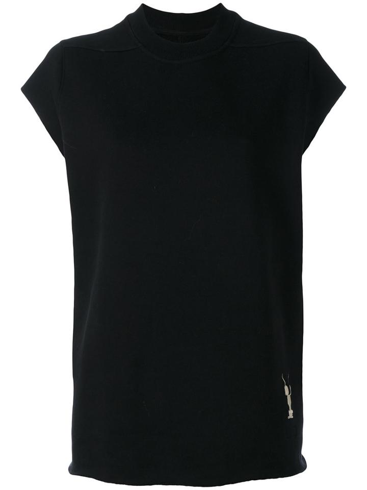 Rick Owens Lilies - Knitted Top - Women - Cotton - 44, Black, Cotton
