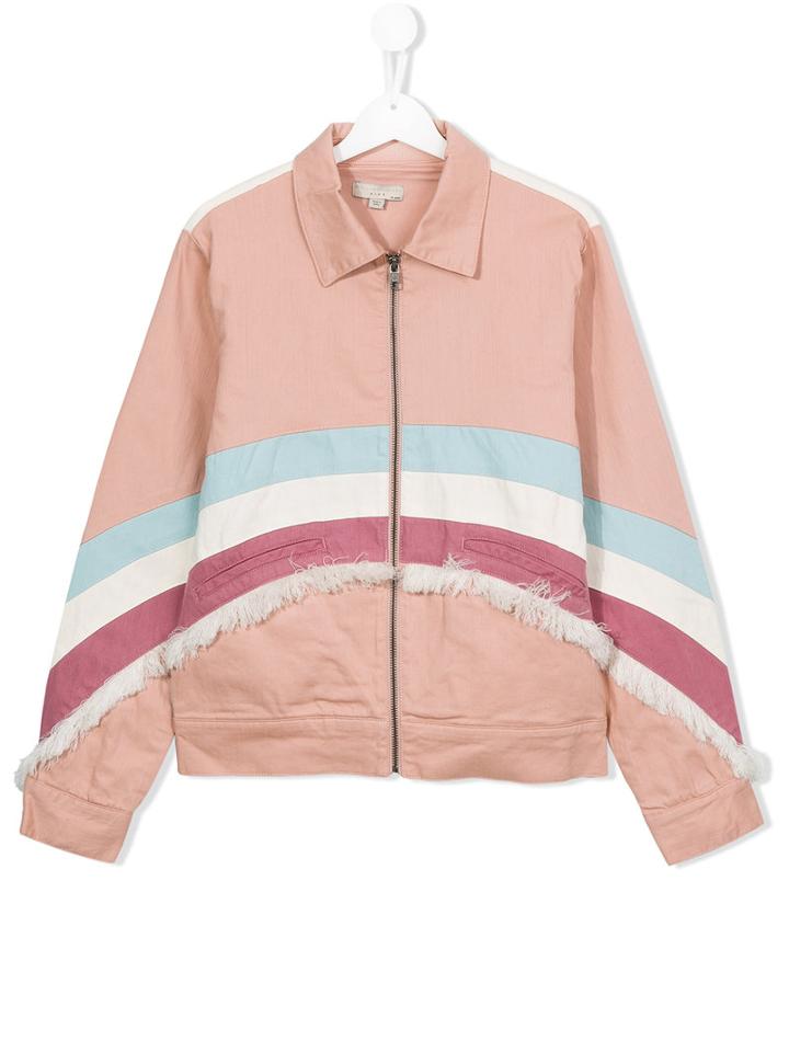 Stella Mccartney Kids - Angie Jacket - Kids - Cotton/spandex/elastane - 14 Yrs, Girl's, Pink/purple