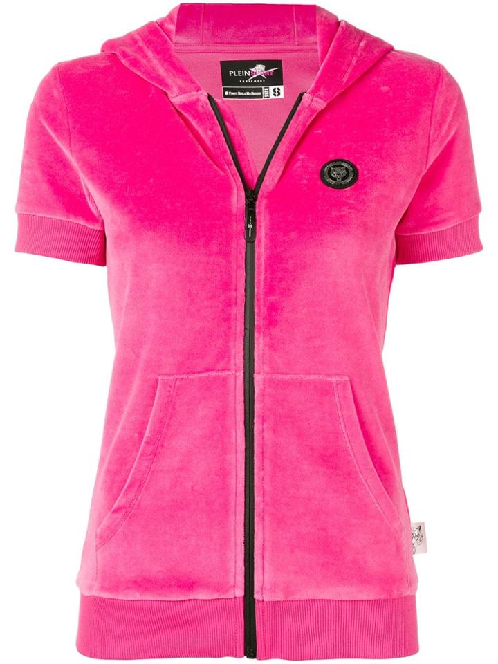 Plein Sport Shortsleeved Hoodie - Pink