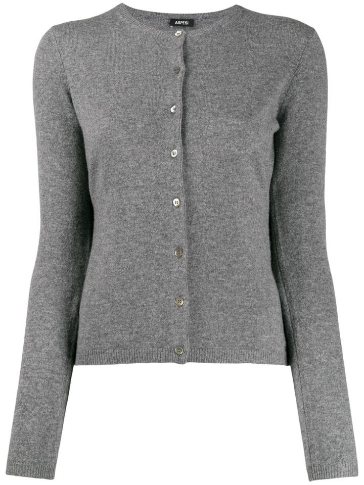 Aspesi Cashmere Cardigan - Grey