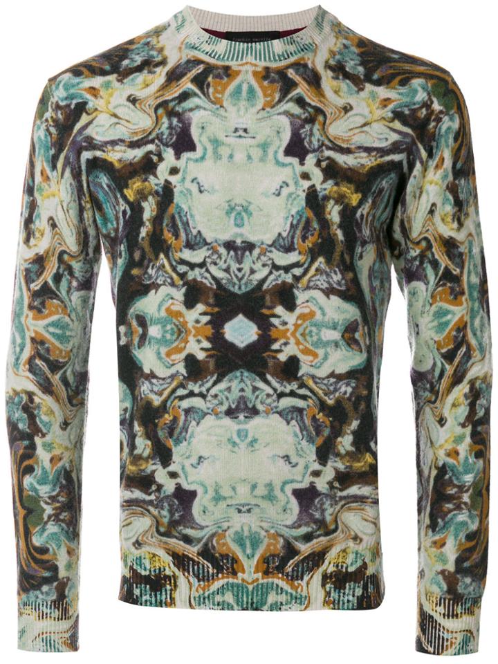 Frankie Morello Printed Sweater - Multicolour