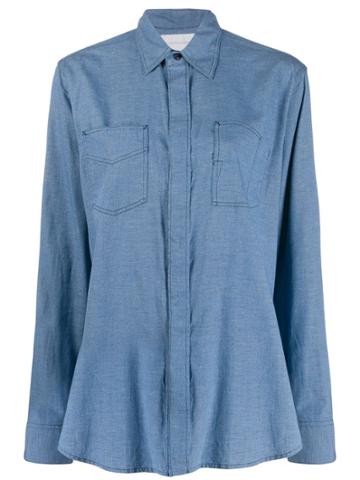 Fumito Ganryu Stitched Shirt - Blue