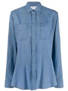 Fumito Ganryu Stitched Shirt - Blue