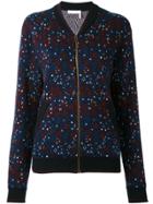 Chloé Floral Bomber Jacket - Blue