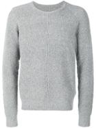 Maison Margiela Ribbed Sweater - Grey