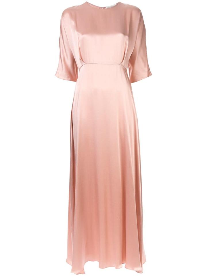 Mansur Gavriel Charmeuse Fine Dress - Pink