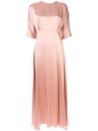 Mansur Gavriel Charmeuse Fine Dress - Pink