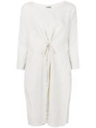 Kristensen Du Nord Ruchéd Detail Shirt Dress - Nude & Neutrals