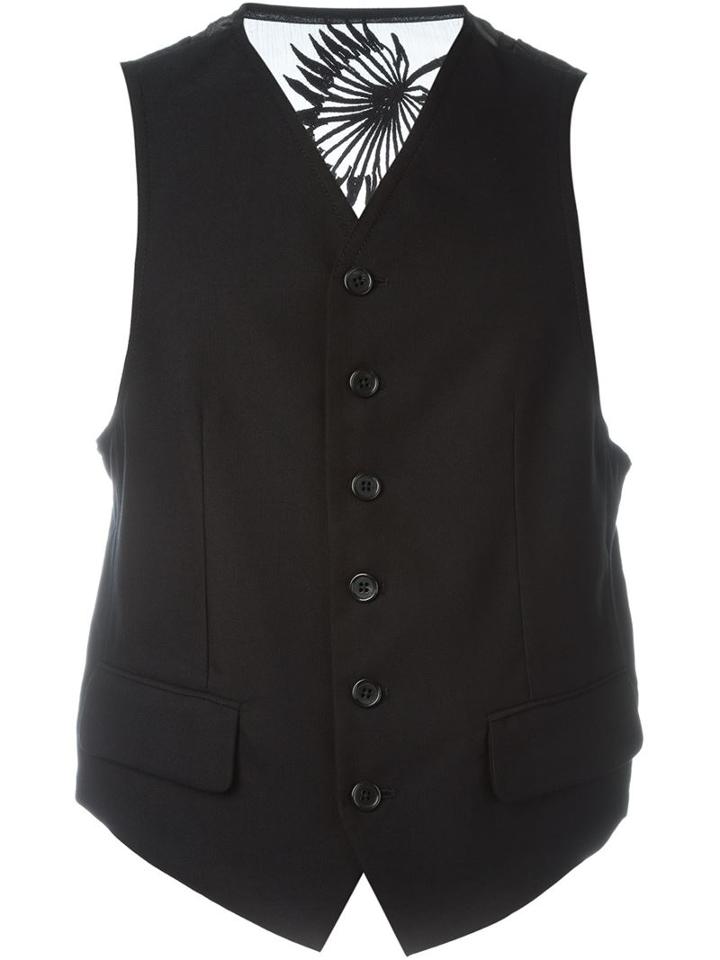 Ann Demeulemeester Sheer Panel Waistcoat