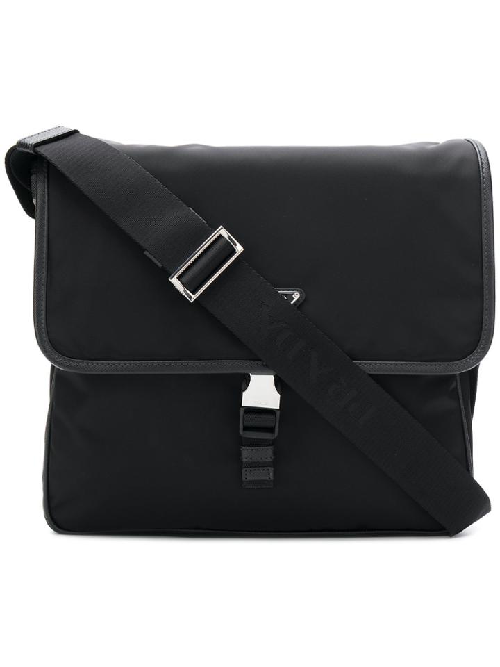 Prada Vela Small Messenger Bag - Black