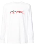 Palm Angels Palm Angels X Playboi Carti Long Sleeved Logo T-shirt -