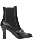 Versace Icon Loafer Boots - Black