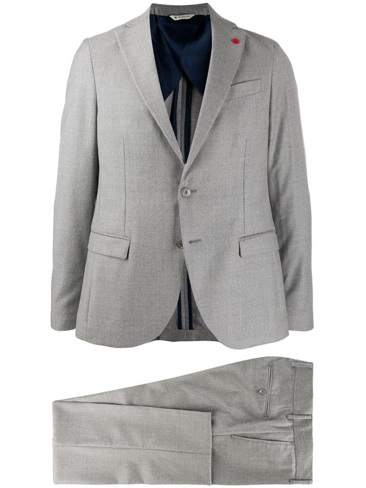 Manuel Ritz Two-piece Regular-fit Suit - Grey