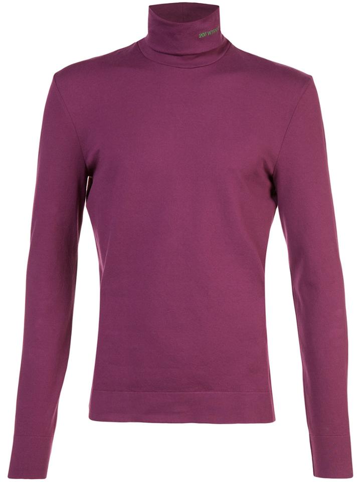 Calvin Klein Turtleneck T-shirt - Pink & Purple