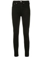 Rag & Bone /jean Mid Rise Skinny Jeans - Black