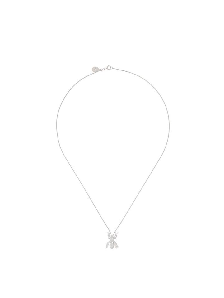 V By Laura Vann Fly Pendant Necklace - Silver