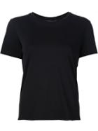 The Row - 'wesler' T-shirt - Women - Viscose - L, Black, Viscose