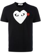 Comme Des Garçons Play - Logo Print T-shirt - Men - Cotton - S, Black, Cotton