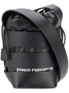 Paco Rabanne Cage Bucket Bag - Black