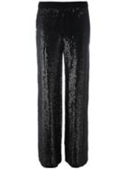 P.a.r.o.s.h. Sequin Trousers, Women's, Size: Xs, Black, Viscose/pvc