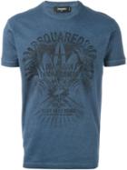 Dsquared2 Logo T-shirt, Men's, Size: Xs, Blue, Cotton