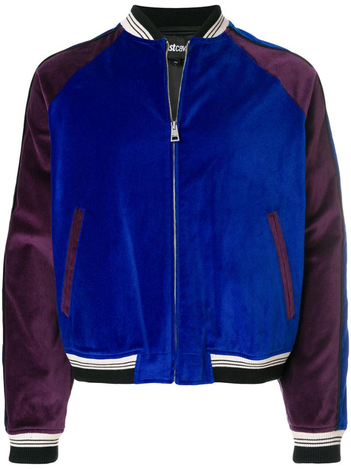 Just Cavalli Shooting Star Bomber Jacket - Blue