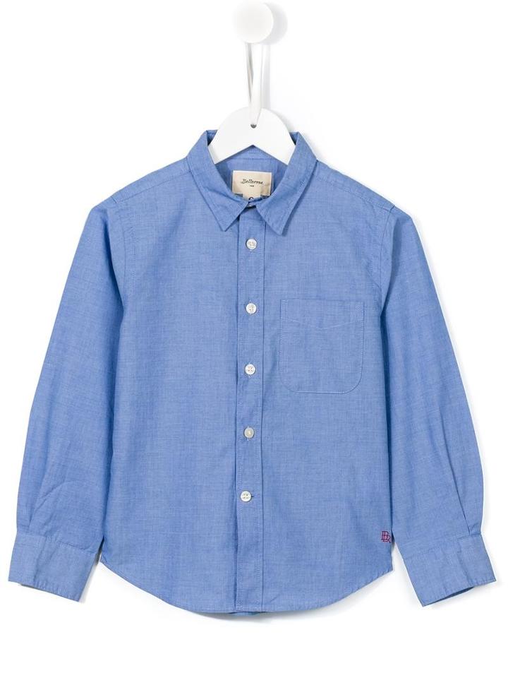 Bellerose Kids Classic Shirt, Girl's, Size: 8 Yrs, Blue