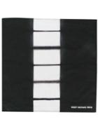 Issey Miyake Men Rectangle Pattern Scarf - Black
