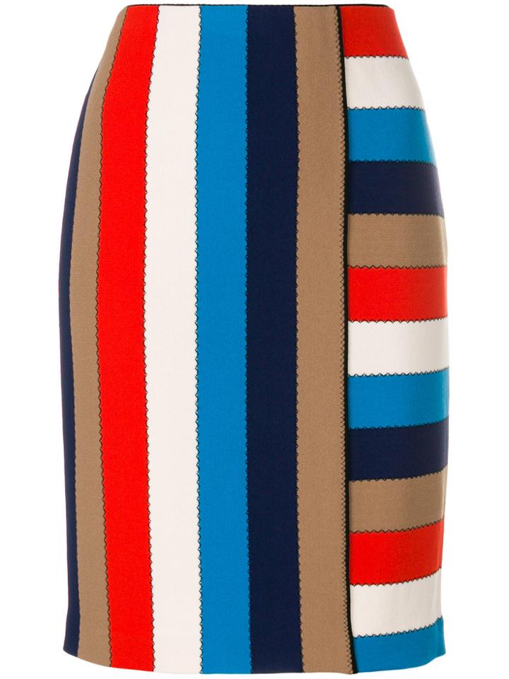 Marc Cain Striped Skirt - Multicolour