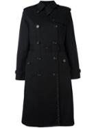Valentino 'rockstud' Peacoat, Women's, Size: 44, Black, Polyester/cotton/lyocell/linen/flax