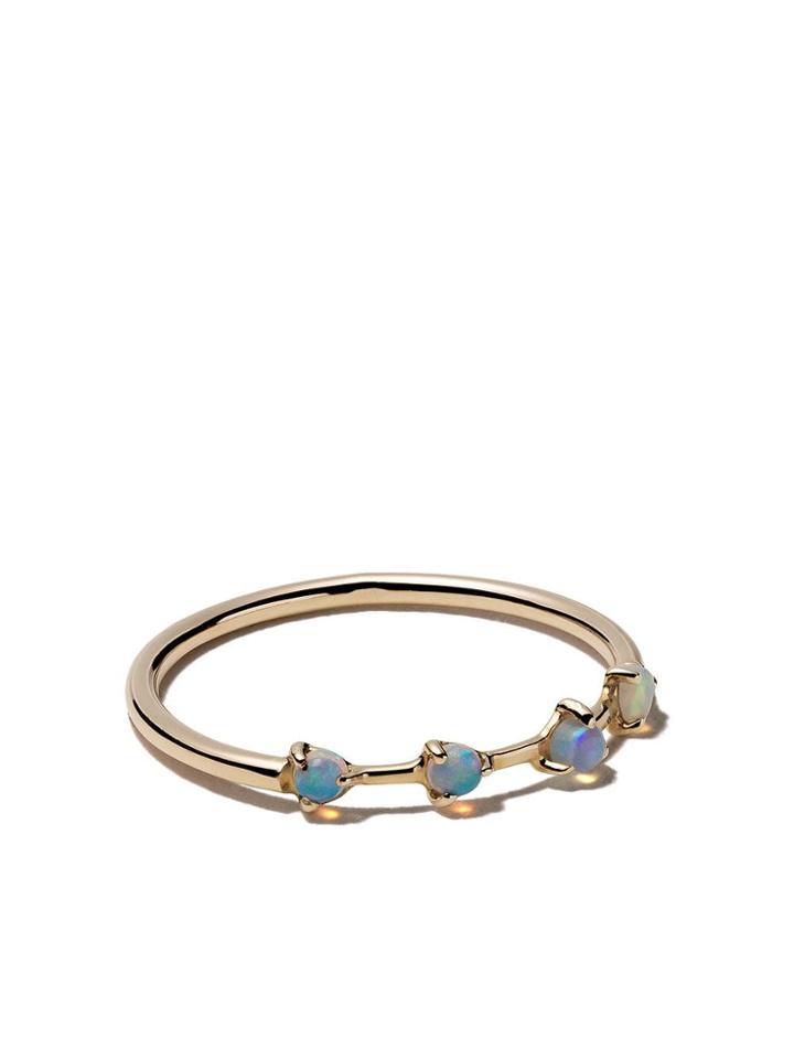 Wwake 14kt Gold Four Step Ring