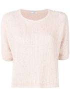 Peserico Short-sleeved Jumper - Pink