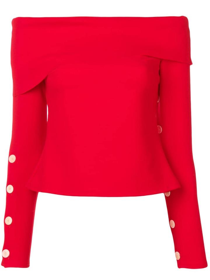 A.w.a.k.e. Off The Shoulder Top - Red