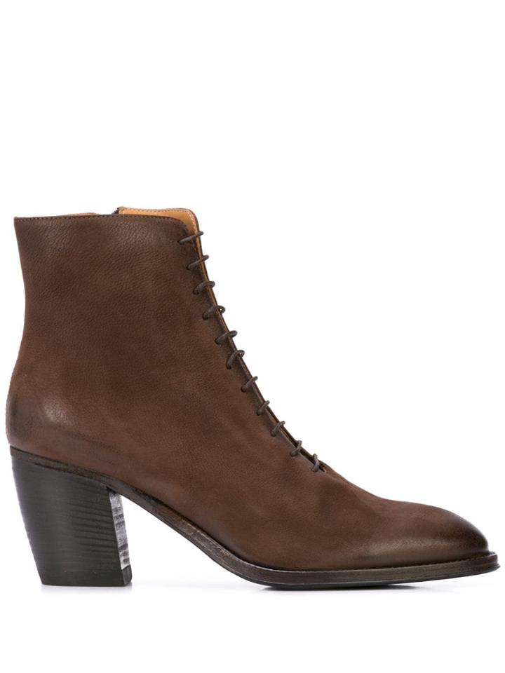Alberto Fasciani Yara Lace-up Boots - Brown