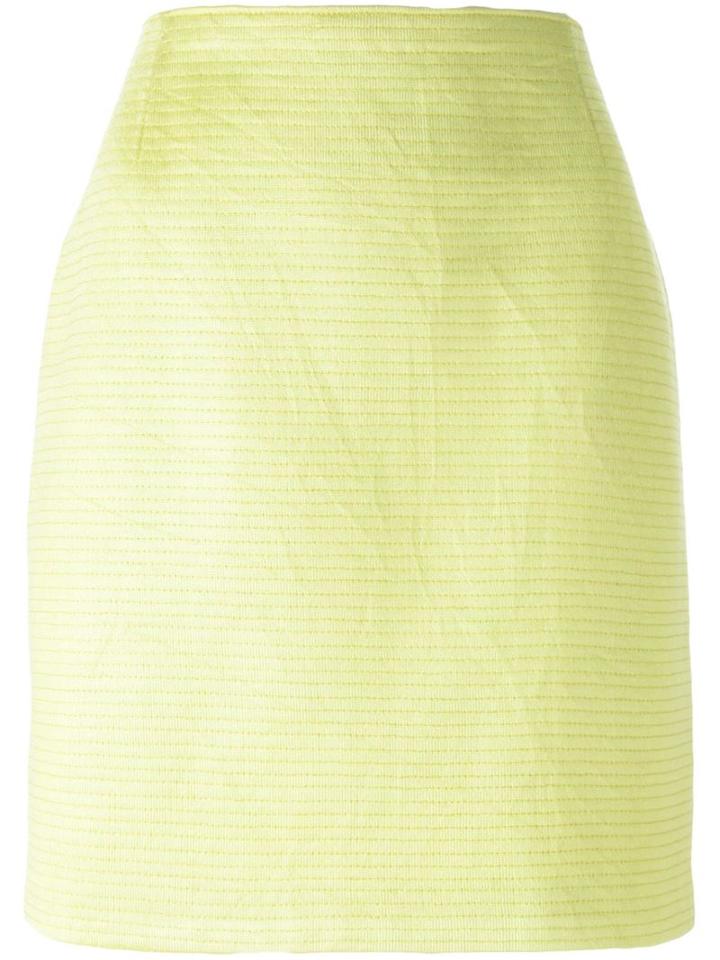 Gianfranco Ferre Vintage Straight Skirt, Women's, Size: 46, Green