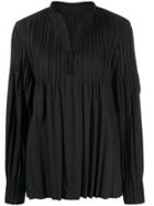 Pleats Please Issey Miyake Pleated Loose-fit Jacket - Black