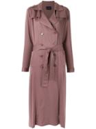 Olympiah - Trench Coat - Women - Viscose - 40, Pink, Viscose