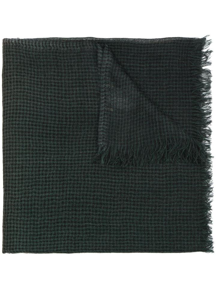 Z Zegna Two-tone Gradient Scarf - Green