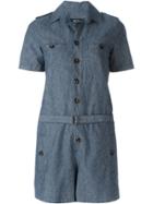 A.p.c. Belted Playsuit - Blue